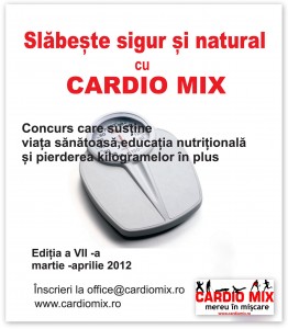 Slabeste sigur si natural cu Cardio Mix editia a7a 2012